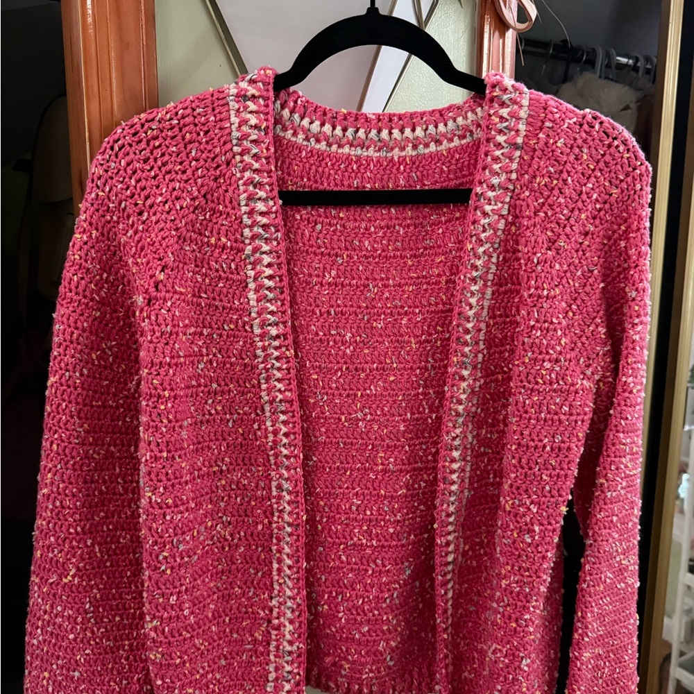 Pink Knit Women's Sweater